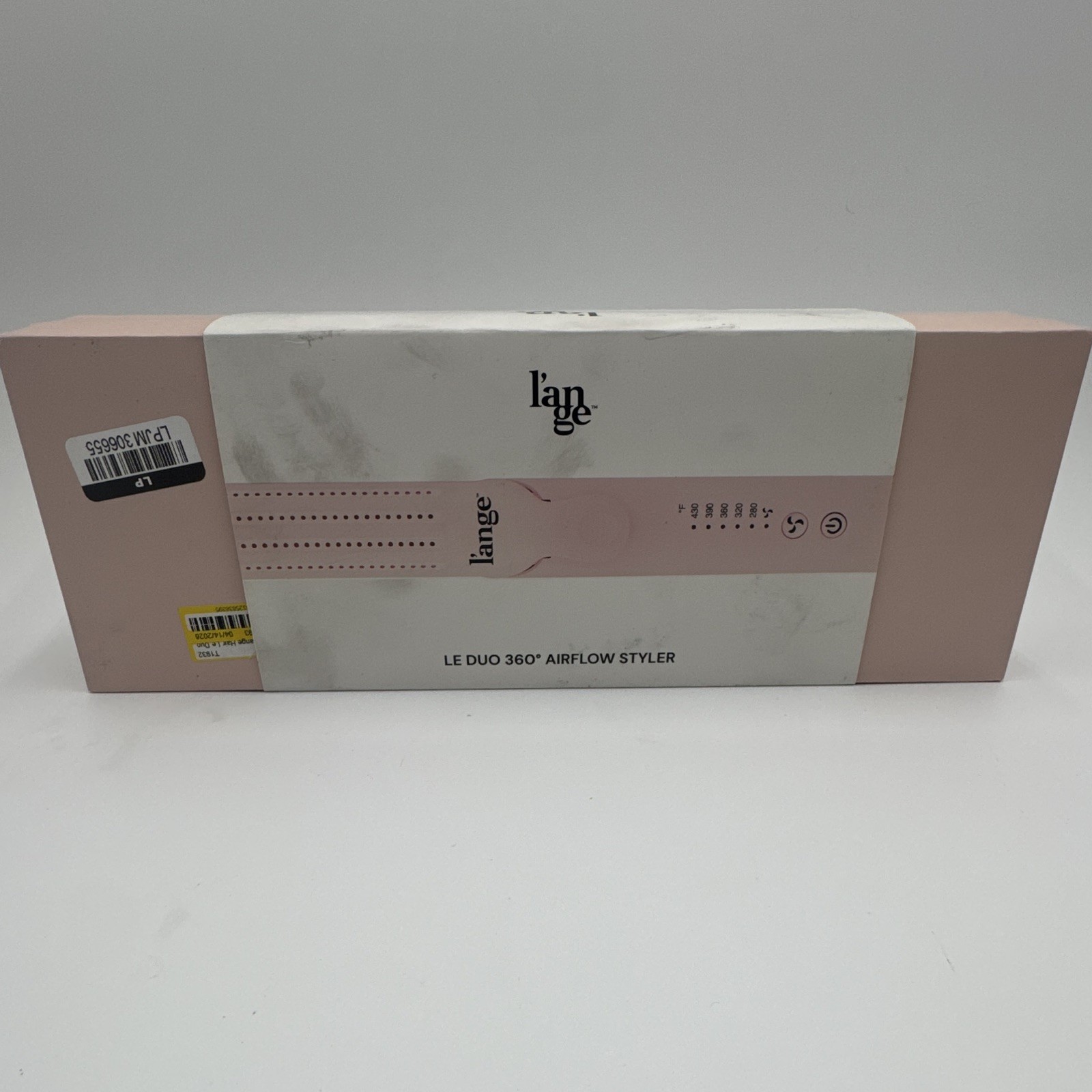 L’ange Le Duo 360° Airflow Styler 1in Titanium 430°F Auto Shut-Off Pink