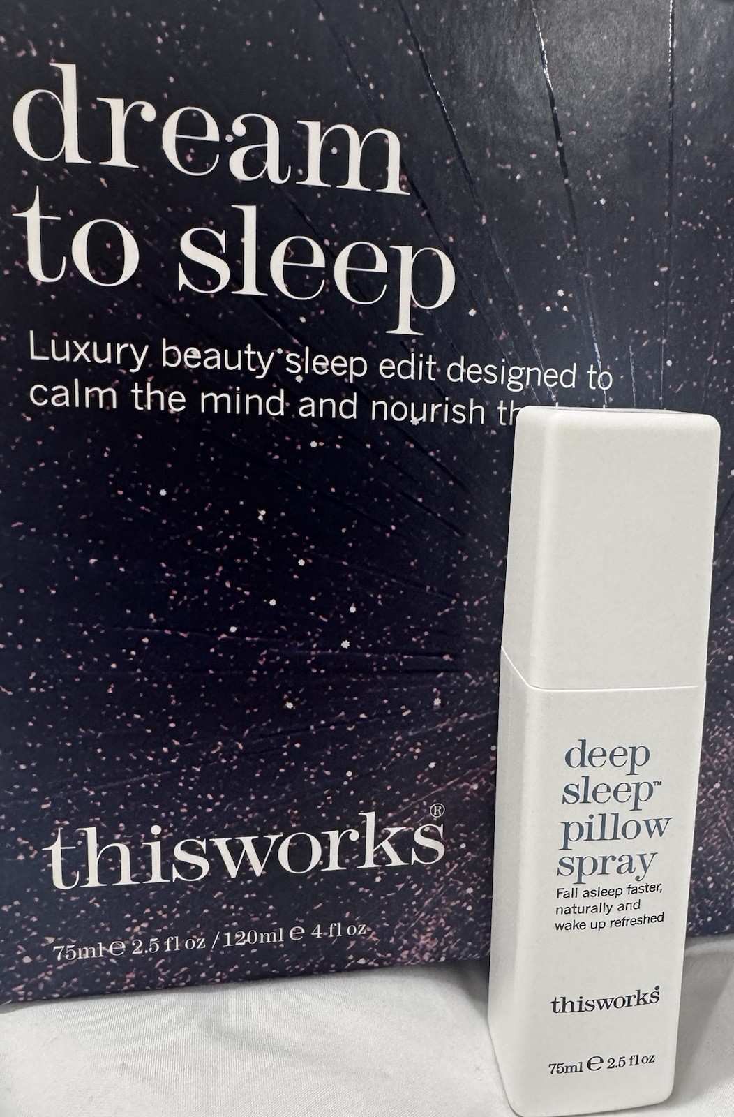 THISWORKS Deep Sleep Pillow Spray, Natural Relaxation Aid for Stress & Anxiety