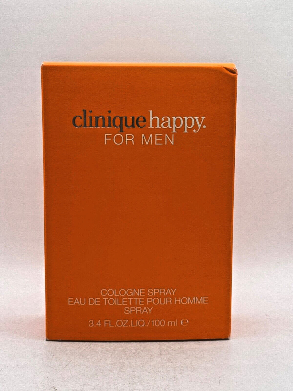CLINIQUE HAPPY FOR MEN 100ML EDT SPRAY CODE-A93 13 255 (NEW WITH BOX)