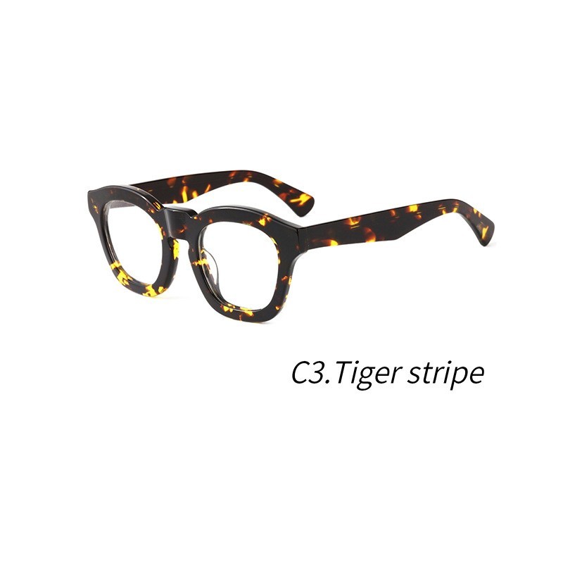 Luxury Acetate Thick Eyeglasses frames Retro Unisex Spectacles Glasses 47 23 147
