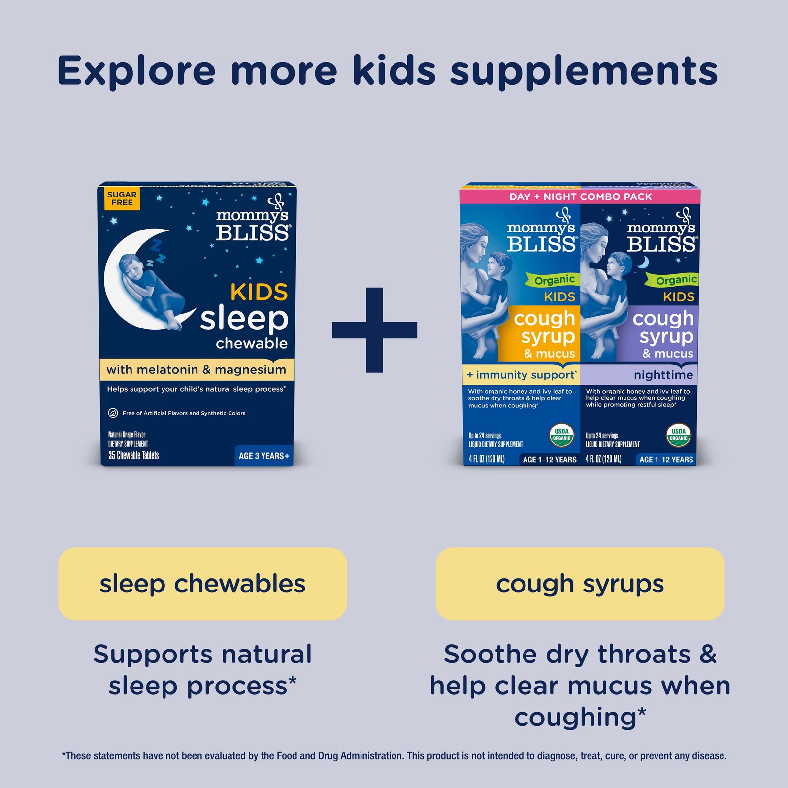 Strawberry Kids Sleep Gummies – 66 Count Dietary Supplement for Restful Nights