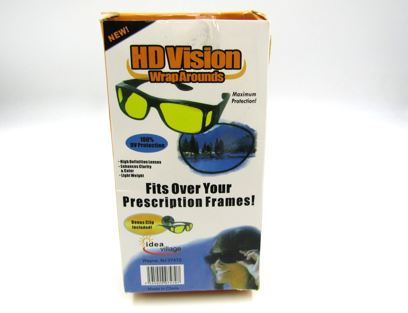 HD Vision Wrap Arounds Fits Over Prescription Glasses As Seen On tv
