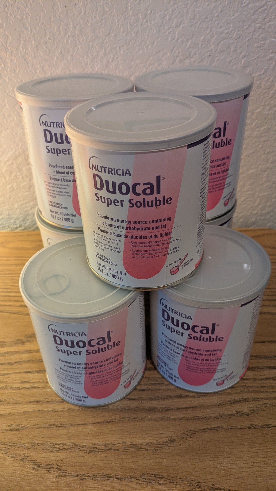 Nutricia Duocal Super Soluble Powder Sealed Lot of 7, 10/11/2028, 9/16/2028 EXP