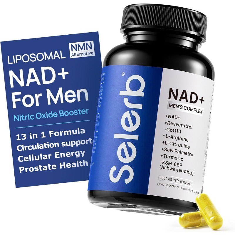 Selerb Men’s Health Supplement Prostate Assistance with Resveratrol CoQ10 60caps