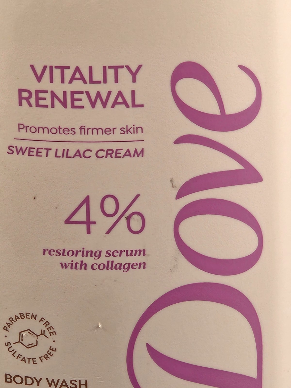 Dove Indulge Warm Vanilla + Sweet Cream Body Wash (20 fl oz)