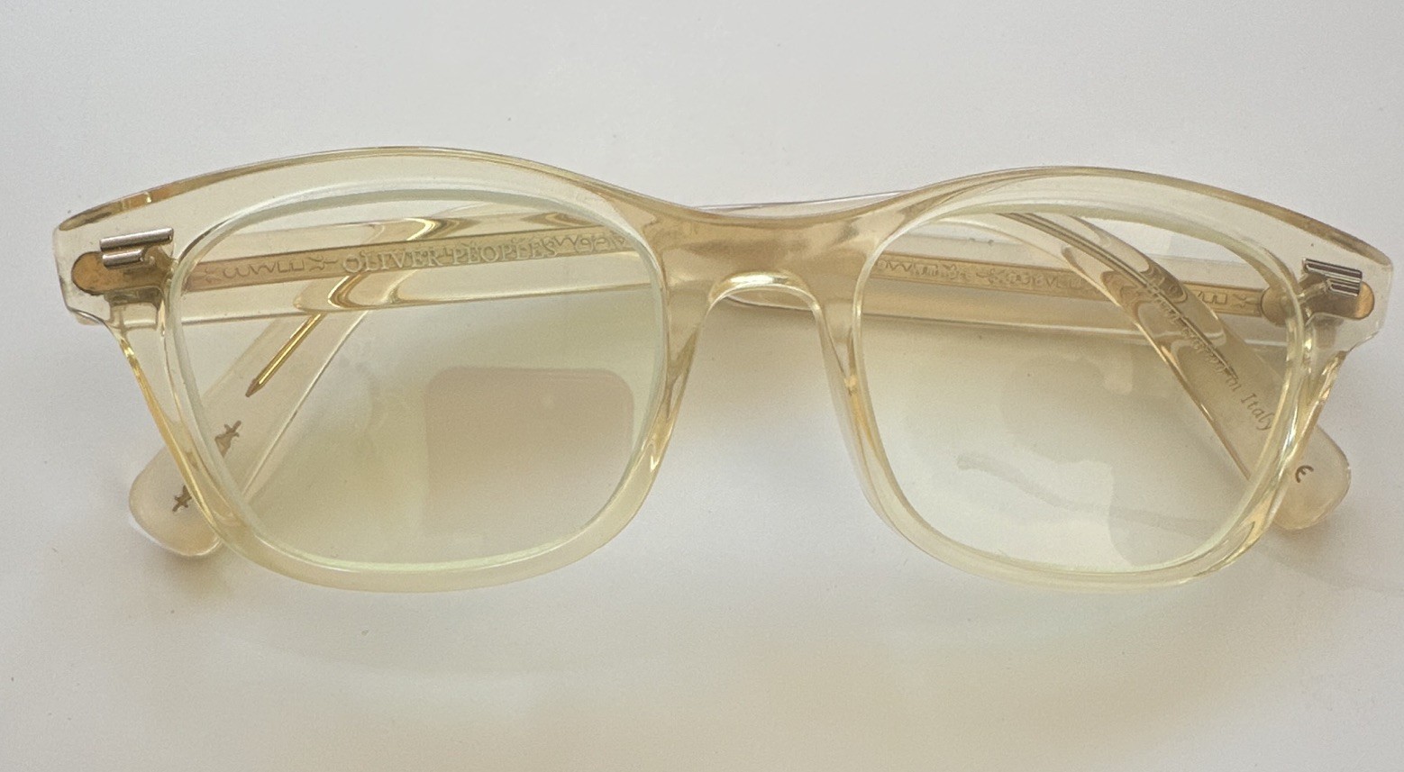 Oliver Peoples OV-4054 Cat Eye Full Rim Clear Plastic Eyeglasses 50-20-140