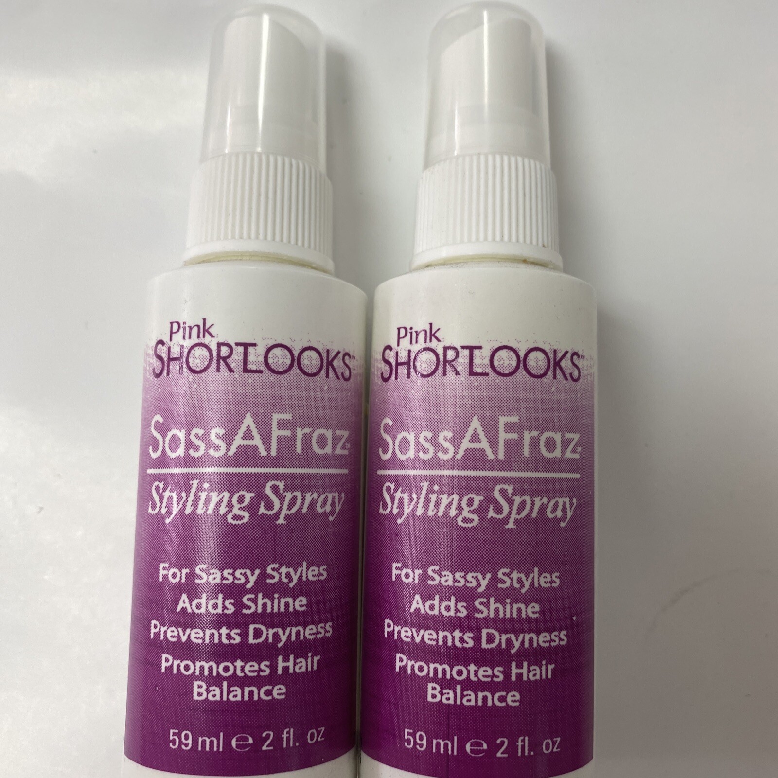 Lusters Shortlooks Sassafraz Styling Spray 2oz (2 Spray Bottles)