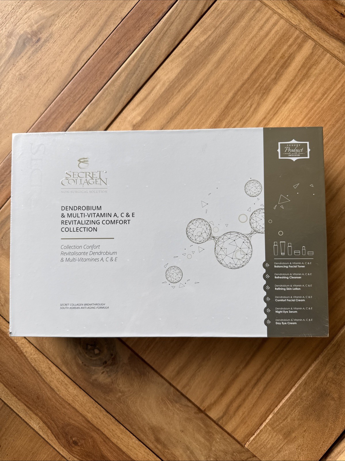 Secret Collagen Dendrobium & Multi Vitamin Revitalizing Comfort Collection BNIB