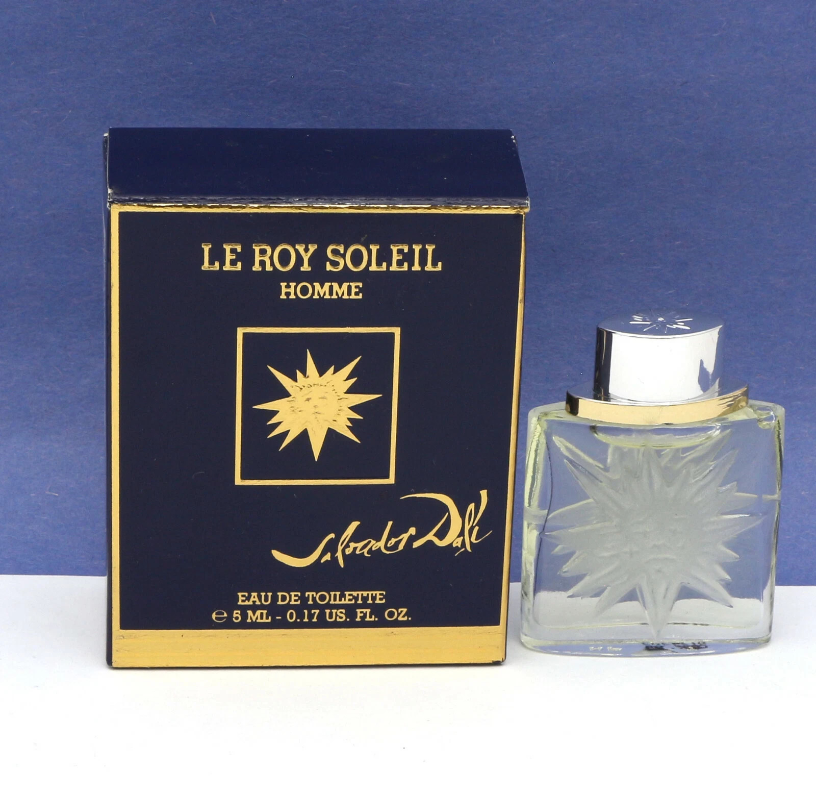 LE ROY SOLEIL DALI by Salvador Dali EDT Splash MINI .17 OZ New in Box .