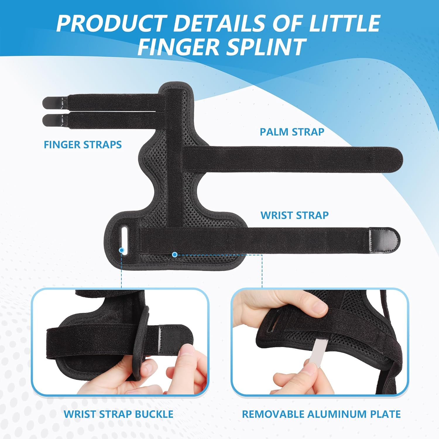 Pinky Finger Splint, Finger Splint for Pinky, Broken Finger, Trigger Finger