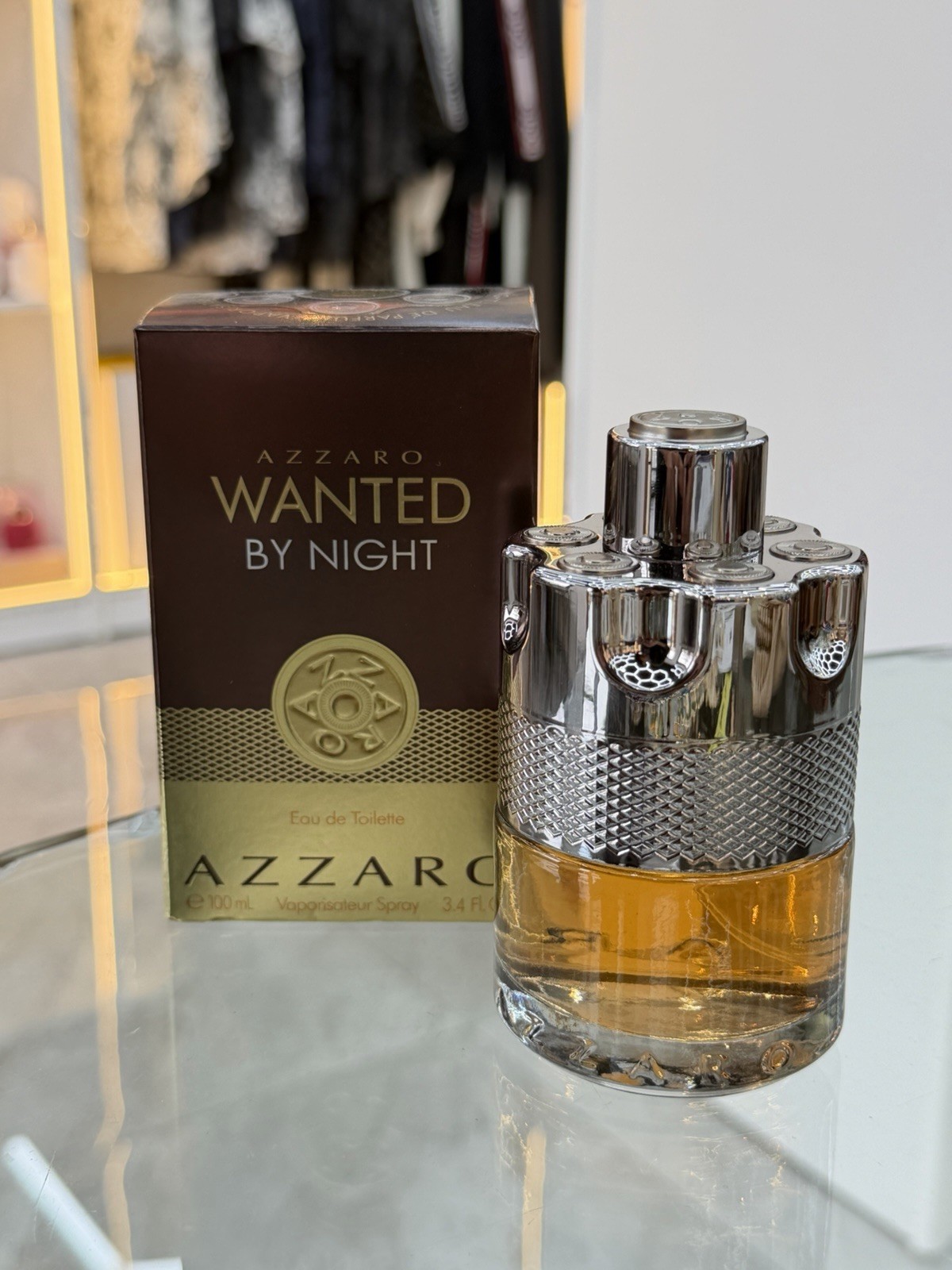 Azzaro COS-WBNMES34 3.4oz Wanted by Night Eau de Parfum for Men Spray