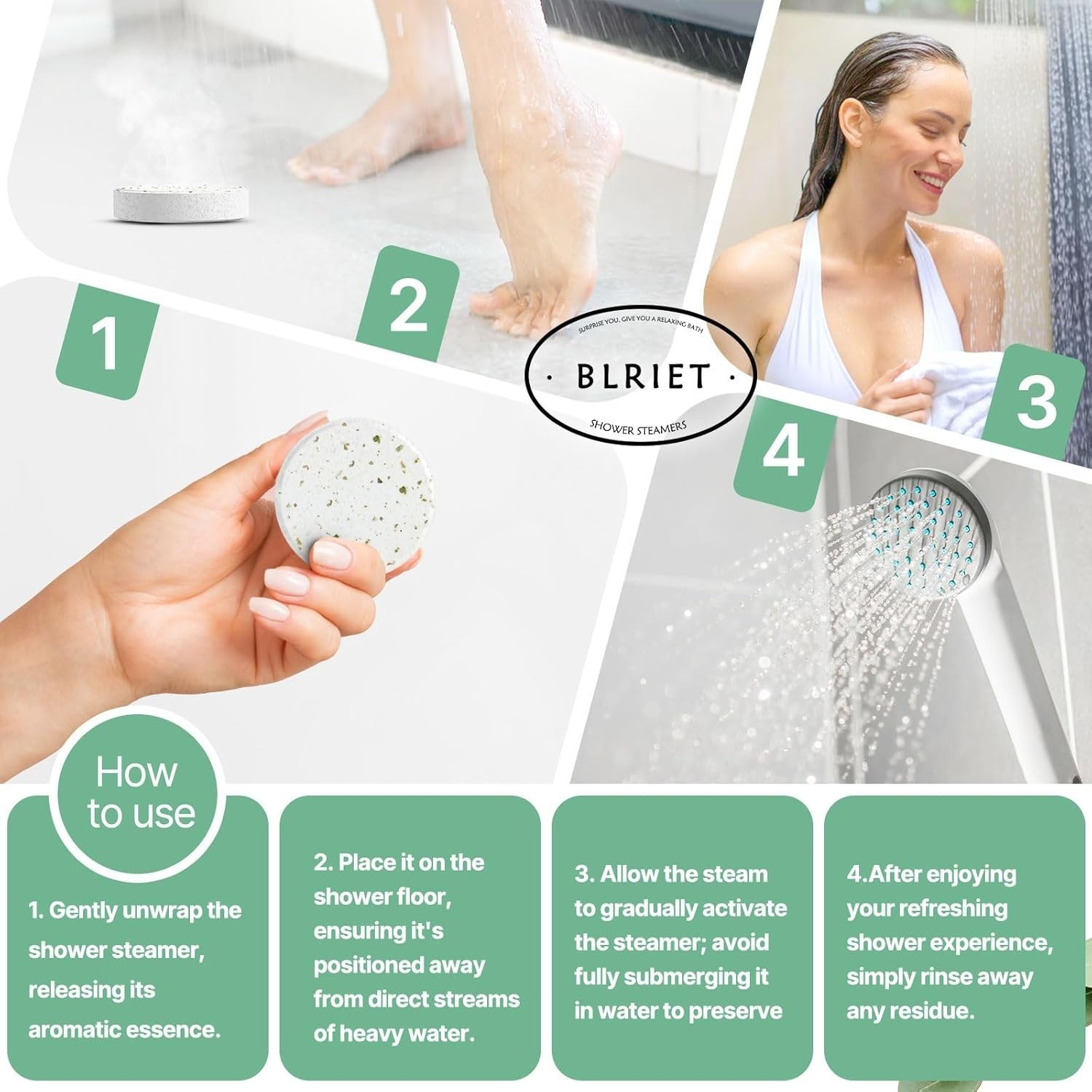 Shower Steamers Aromatherapy 18 Pack Gifts for Women Mom Wife Her Him Romance Bi