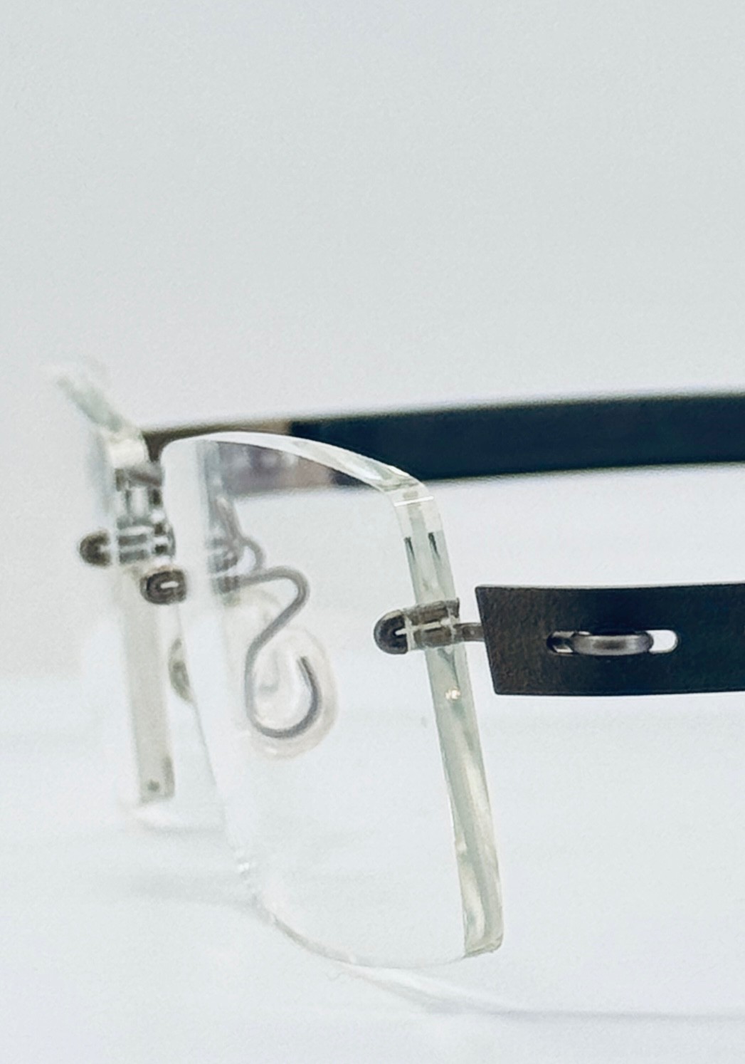 LINDBERG SPIRIT 2083 032/B1E8 T507 K24M/10 Grey Black Eyeglasses 53-17-135 B:31