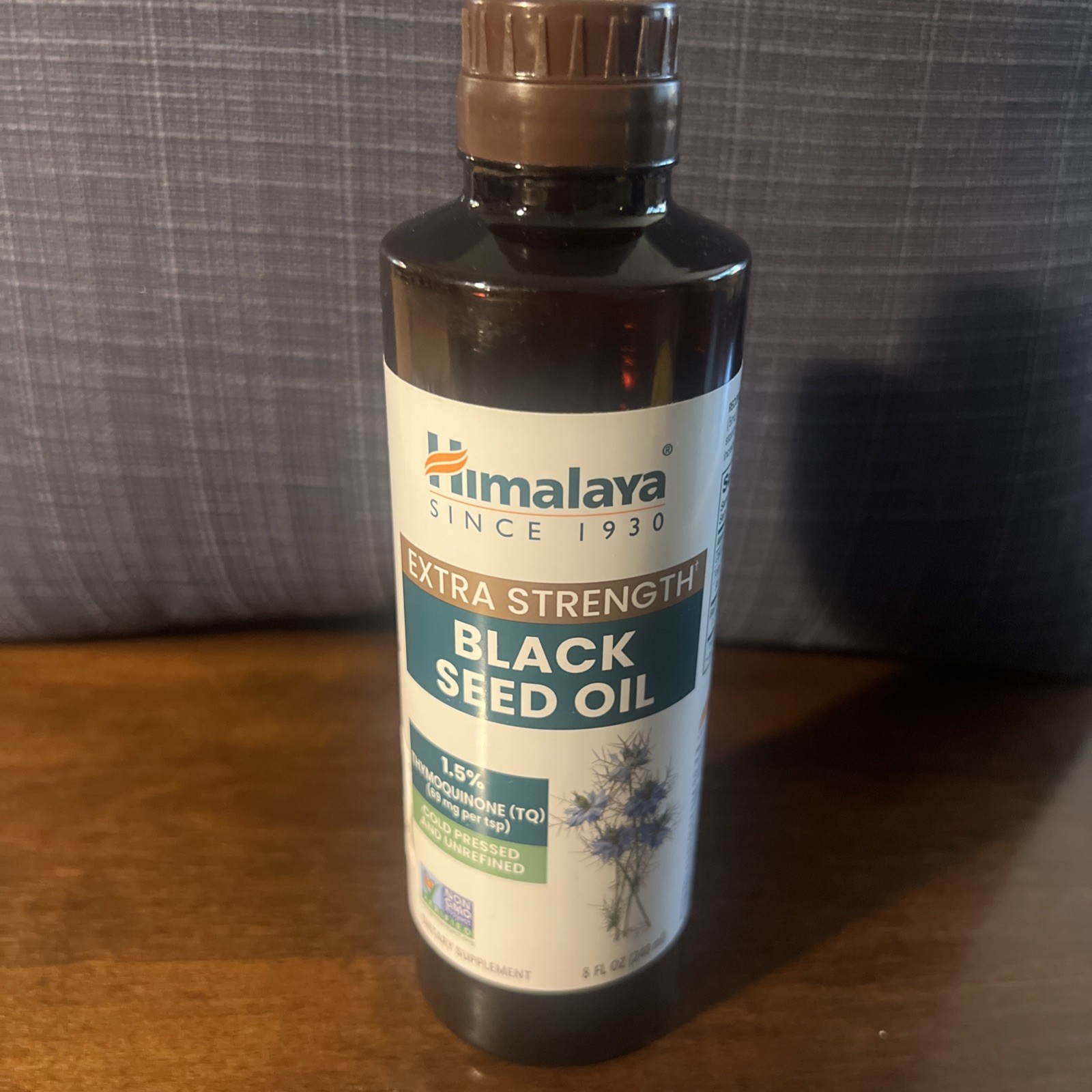 Himalaya Extra Strength Black Seed Oil 8 fl oz Cold Pressed Sealed Exp 04/2027
