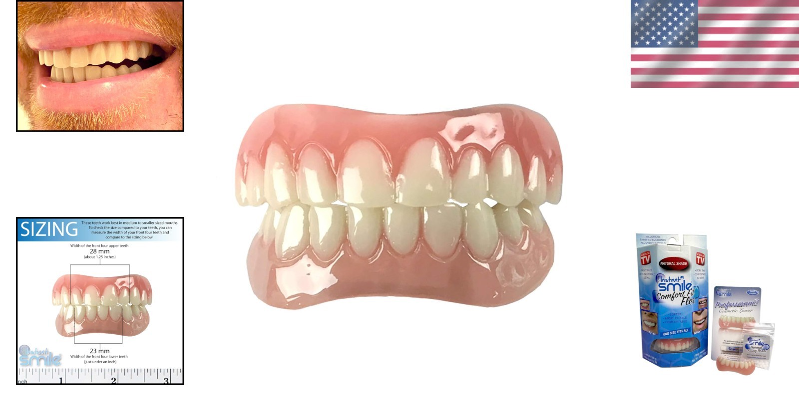 Handmade Natural Shade Teeth Kit – Upper & Lower Match