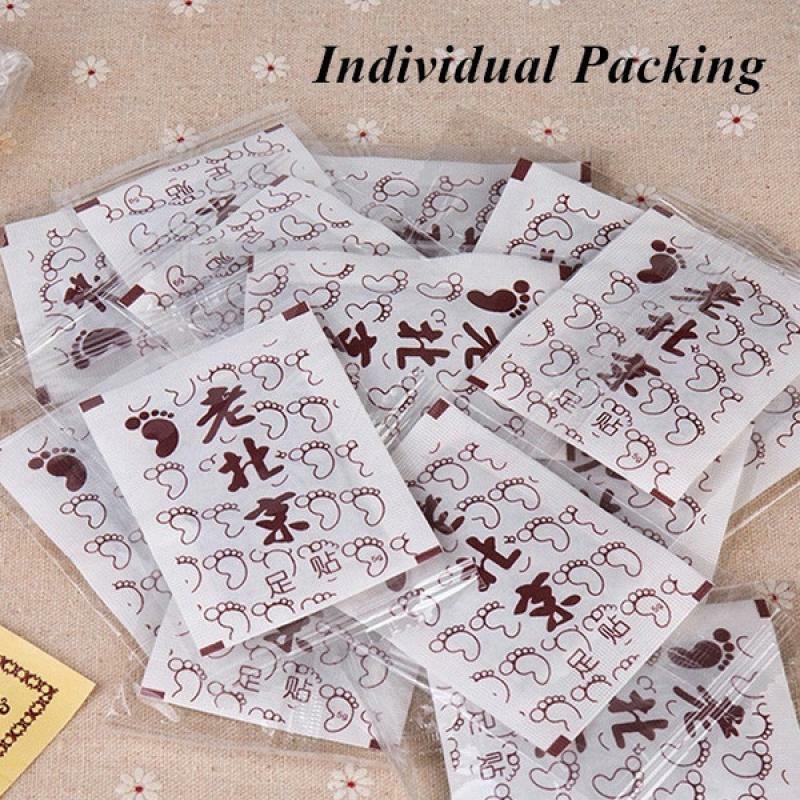 50PCS Detox Foot Pads Body Toxins Feet Patches Slimming Deep Cleansing Herbal