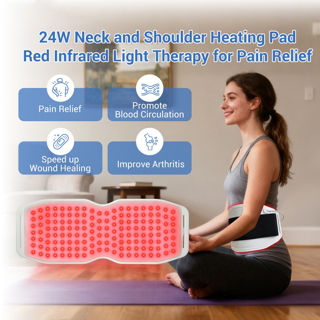 Red & Infrared Light Therapy Belt 660nm 850nm 940nm for Humans Pets Pain Relief