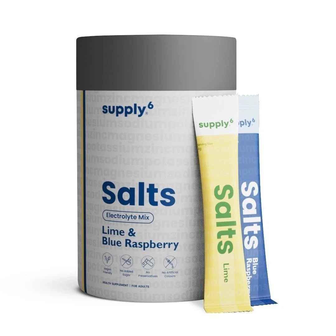 Supply6 Salts | Electrolyte Mix | Zero Added Sugar 18 Servings, Mix Variety Pack
