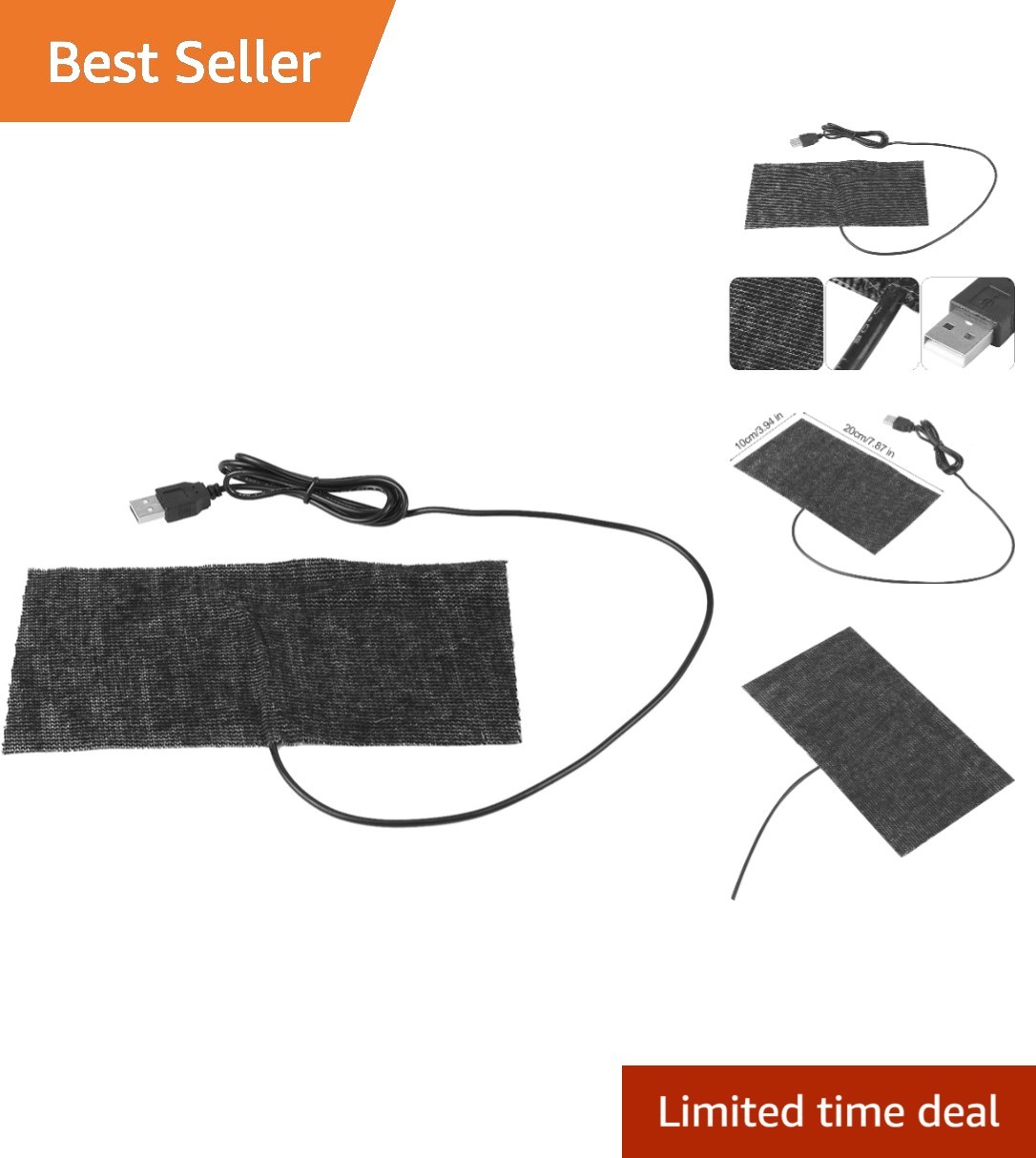 Compact 5V USB Warm Blanket – Carbon Fiber Heating for Pain Relief Anywhere
