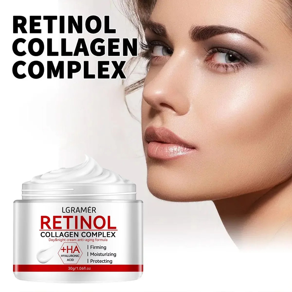 Retinol Face Cream 30g Collagen Moisturizer Firming Hydrating Skin Care