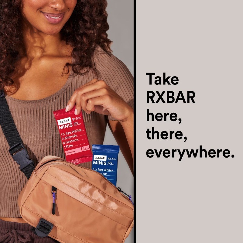 RXBAR Mini Blueberry & Strawberry Protein Bars – 7.36oz/8ct