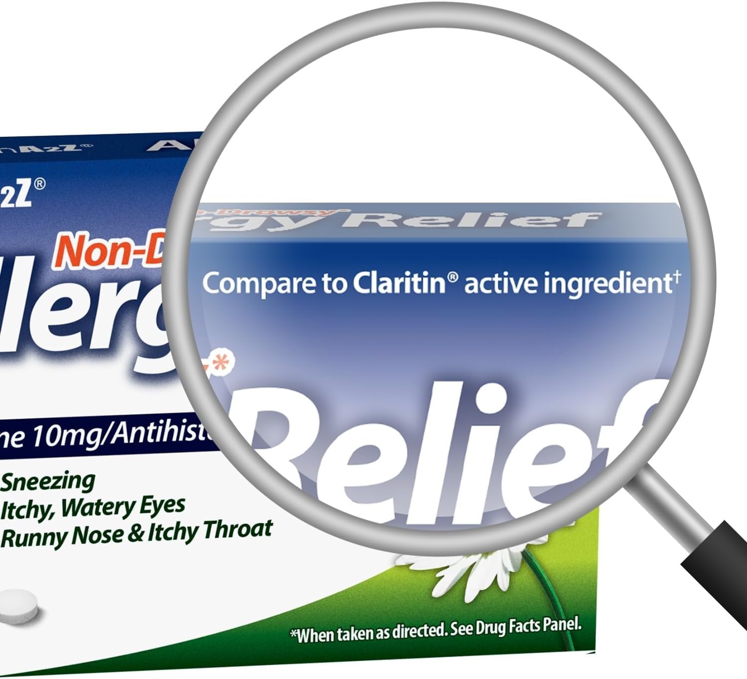 3 Pack Loratadine 10mg – Non-Drowsy Allergy Relief for Sneezing & Itchy Throat