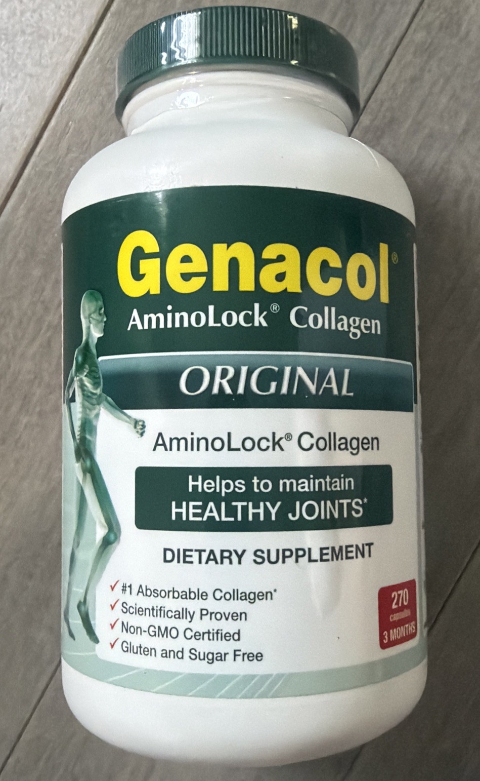 Genacol Collagen 180 Capsules for Joint Pain & Arthritis Relief,tendon Repair