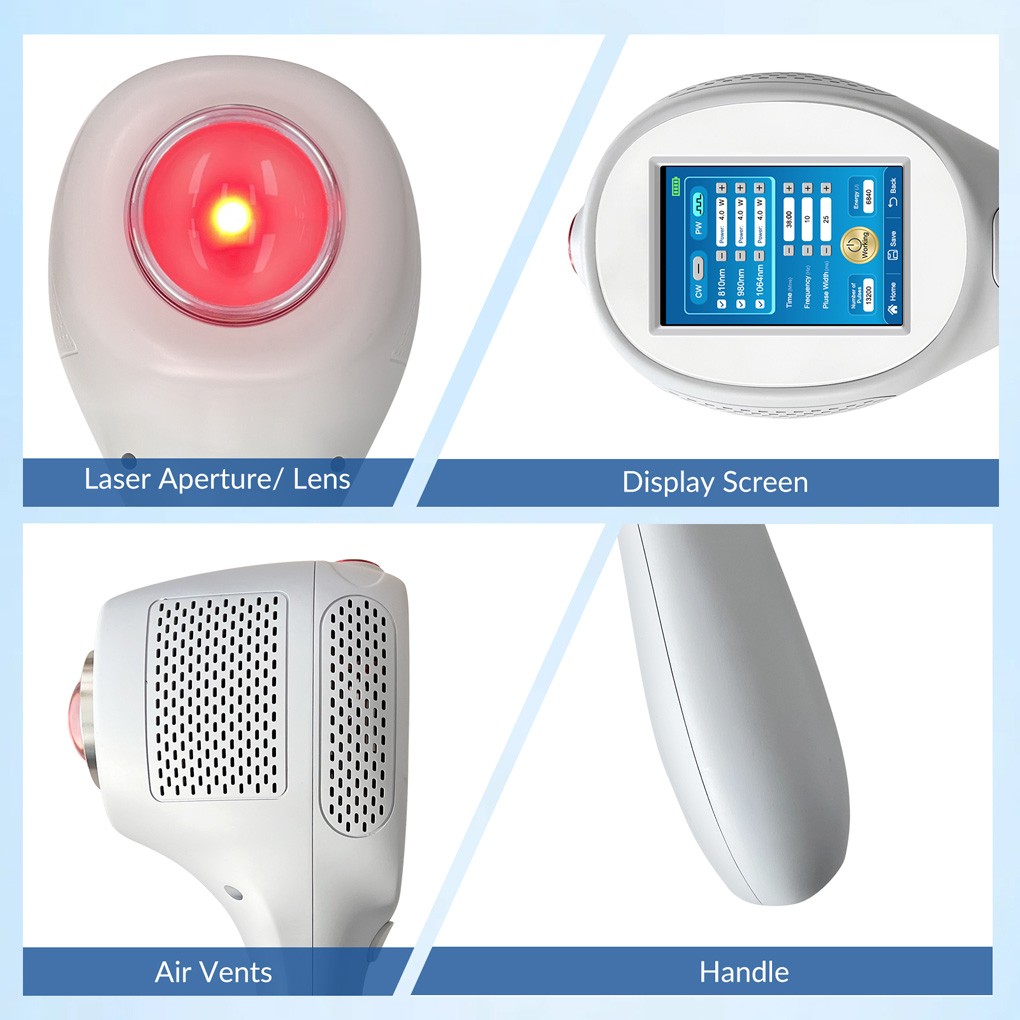 Professional 12W Laser Therapy Device for Home Humans and Animals Pain Care