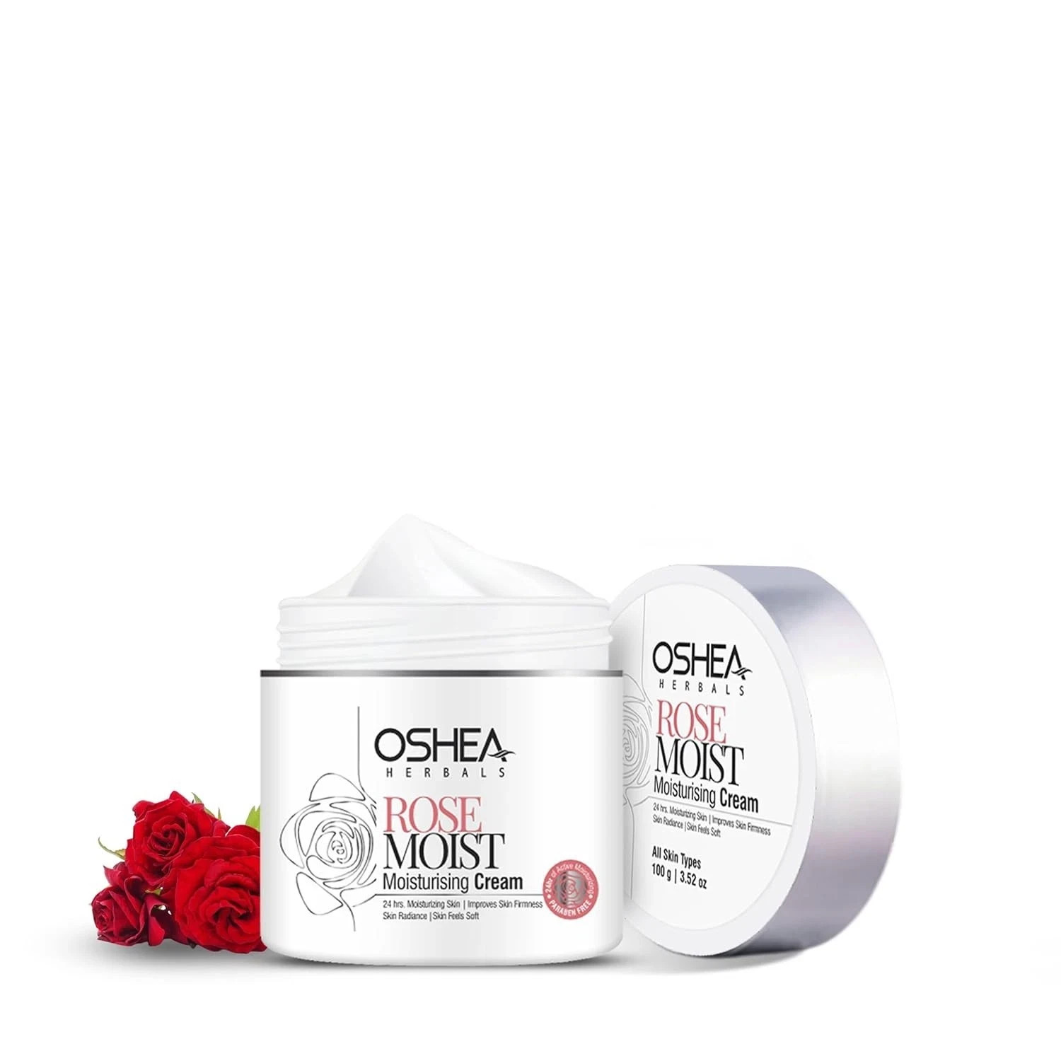 Oshea Herbals Rosemoist Face Moisturising Cream for All Skin Types 100g