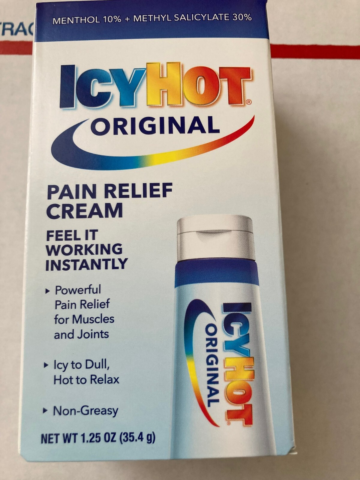 Icy Hot Orignal Pain Relief Cream 1.25 oz Exp. 12/2026