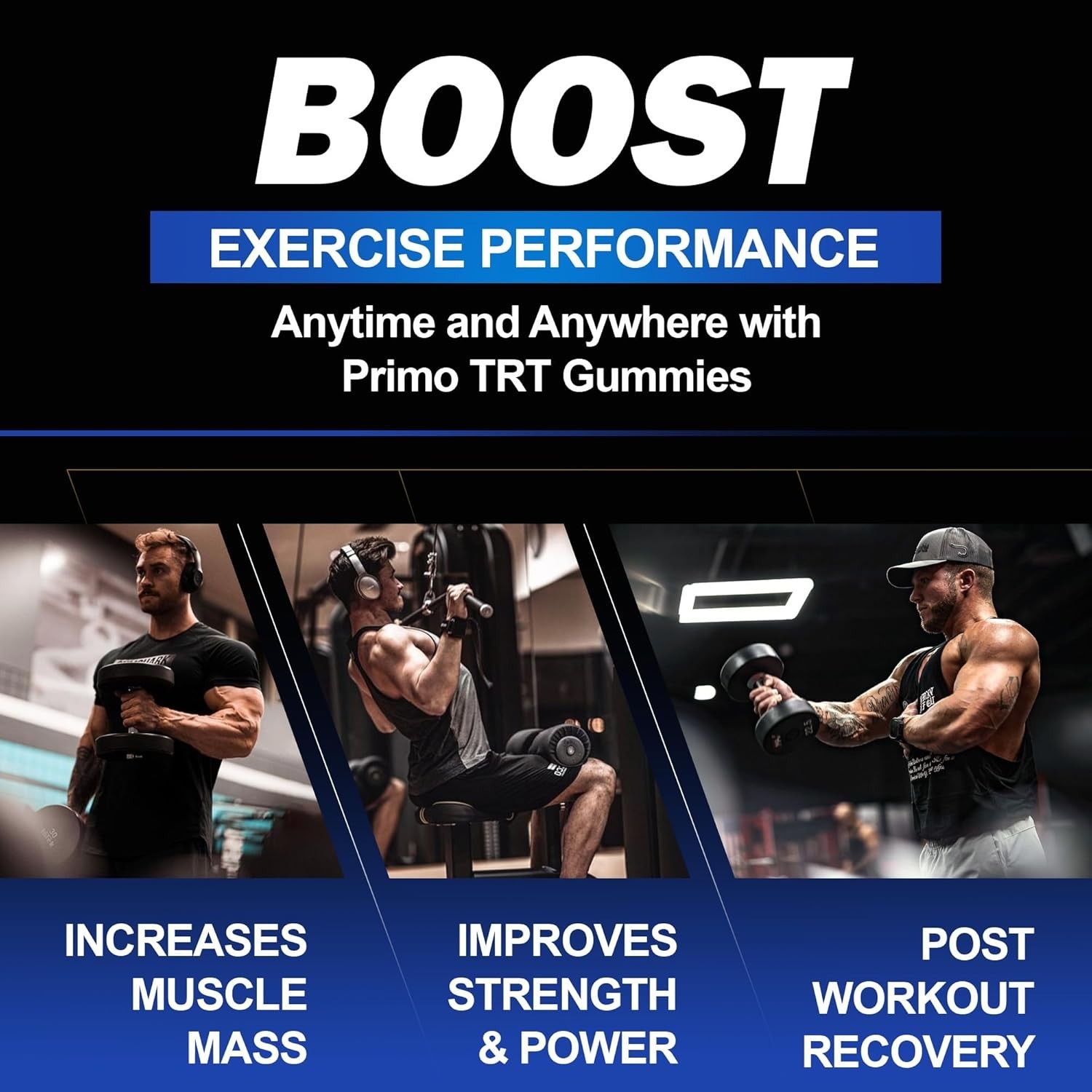 Primo TRT Gummies, Official Primo TRT Gummies for Men, Maximum Strength Energy S