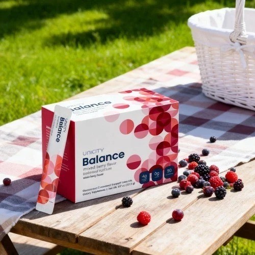 Unicity Balance NATURAL Mixed Berry, 30 Stick Packs Free Shiping