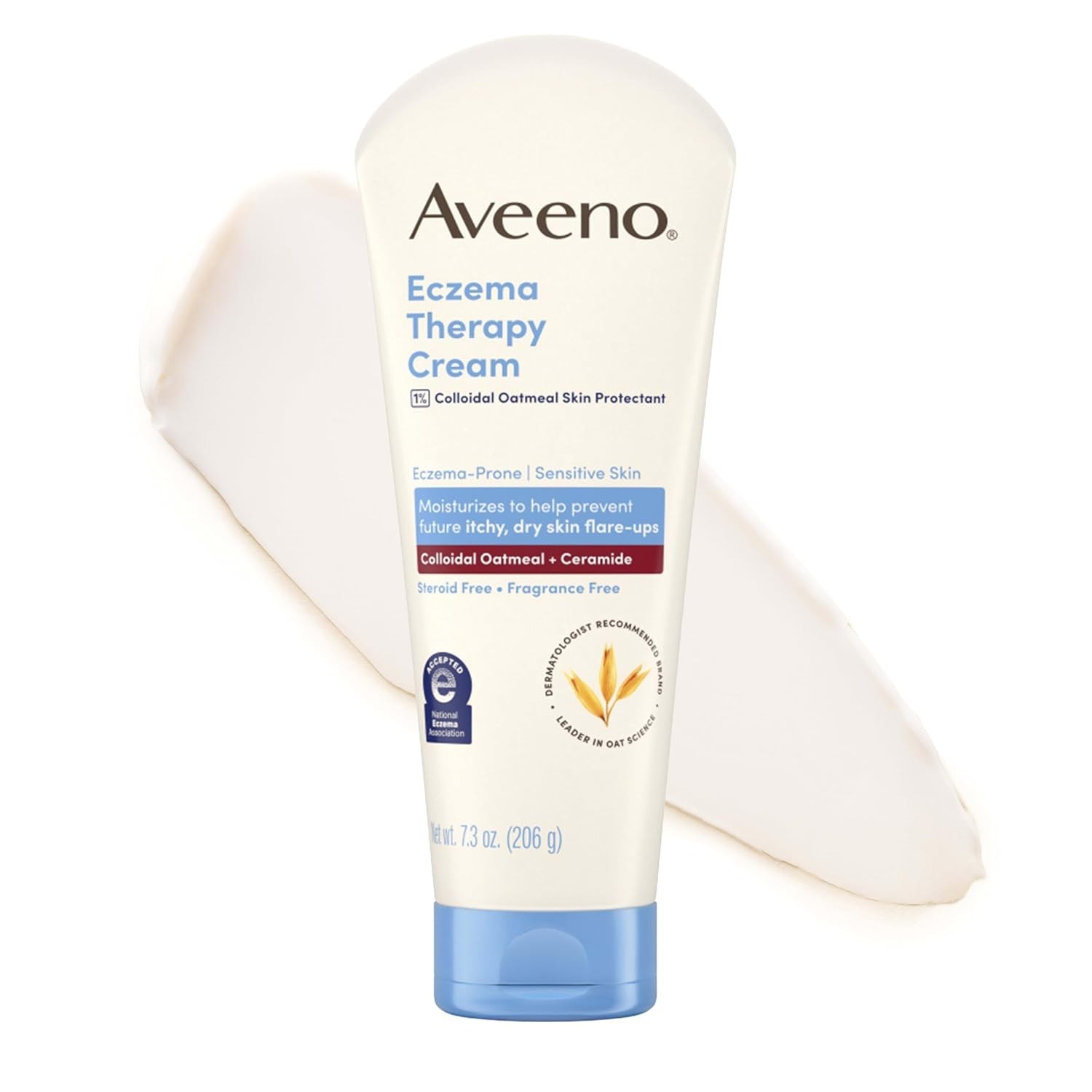 Aveeno Eczema Therapy Daily Moisturizing Body Cream 7.3 oz Sensitive Skin