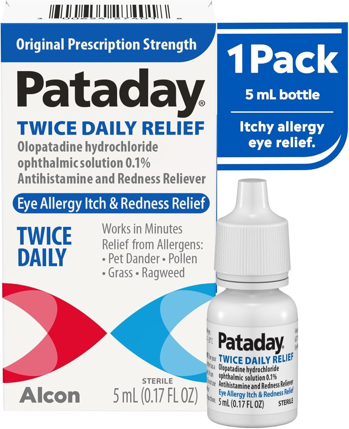 Pataday Twice Daily Relief, 0.17 Fl Oz