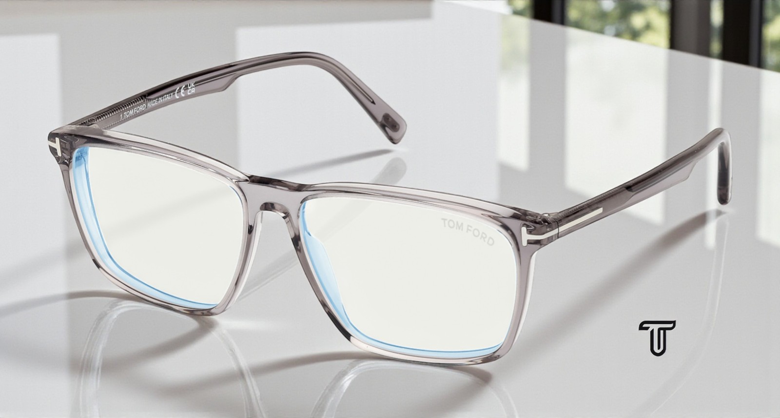 Tom Ford FT5959 B 020 BB Grey Other 56 mm Men’s Eyeglasses