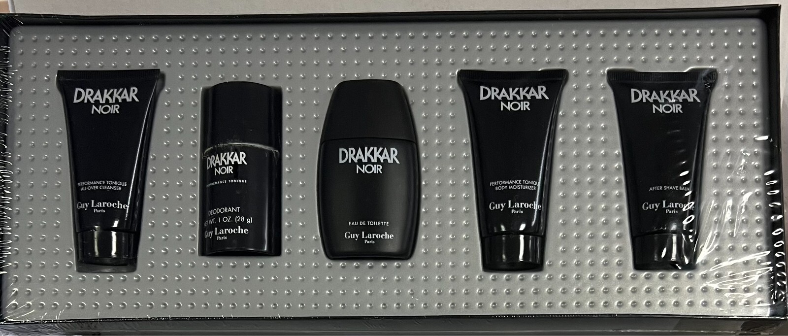 Drakkar Noir By Guy Laroche , Cosmair Inc New York 5 pc set as per 2nd picture