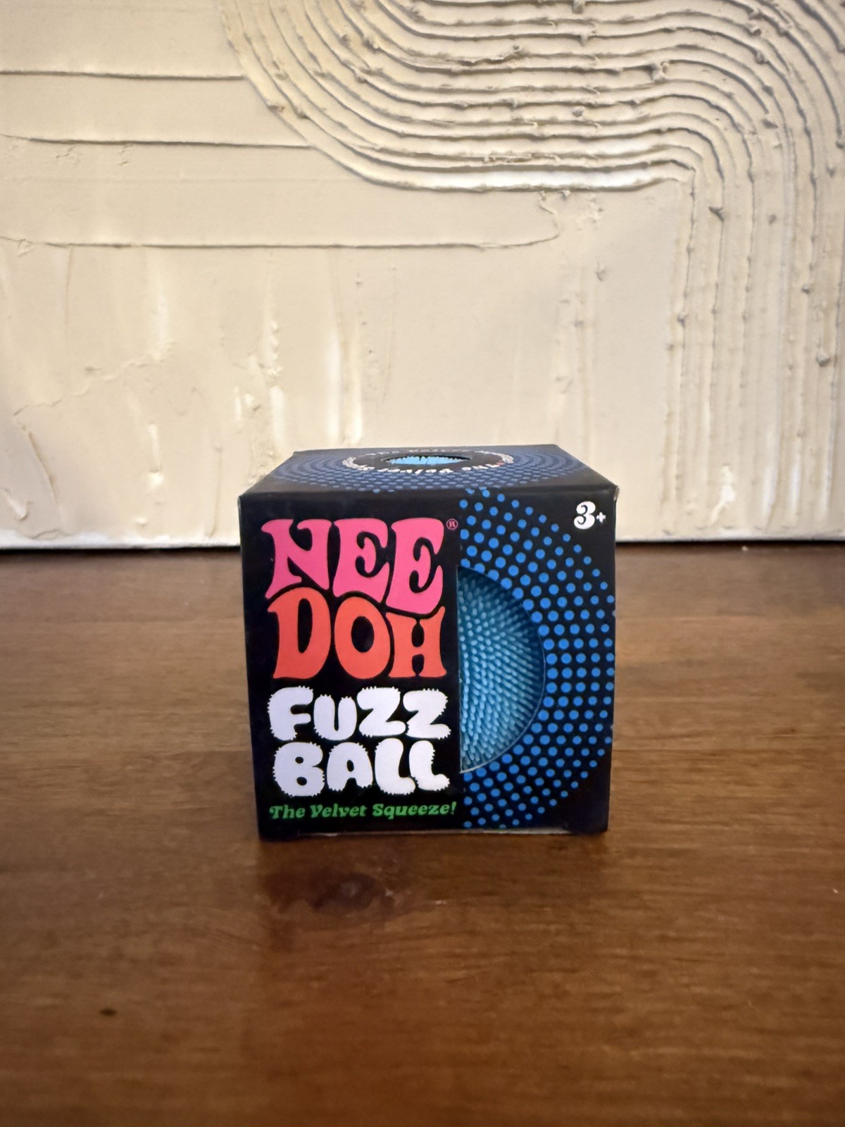 Set Of 4 Nee Doh Fuzz Ball Soft Squeeze Ball Sensory Toy, Age 3+ Needoh