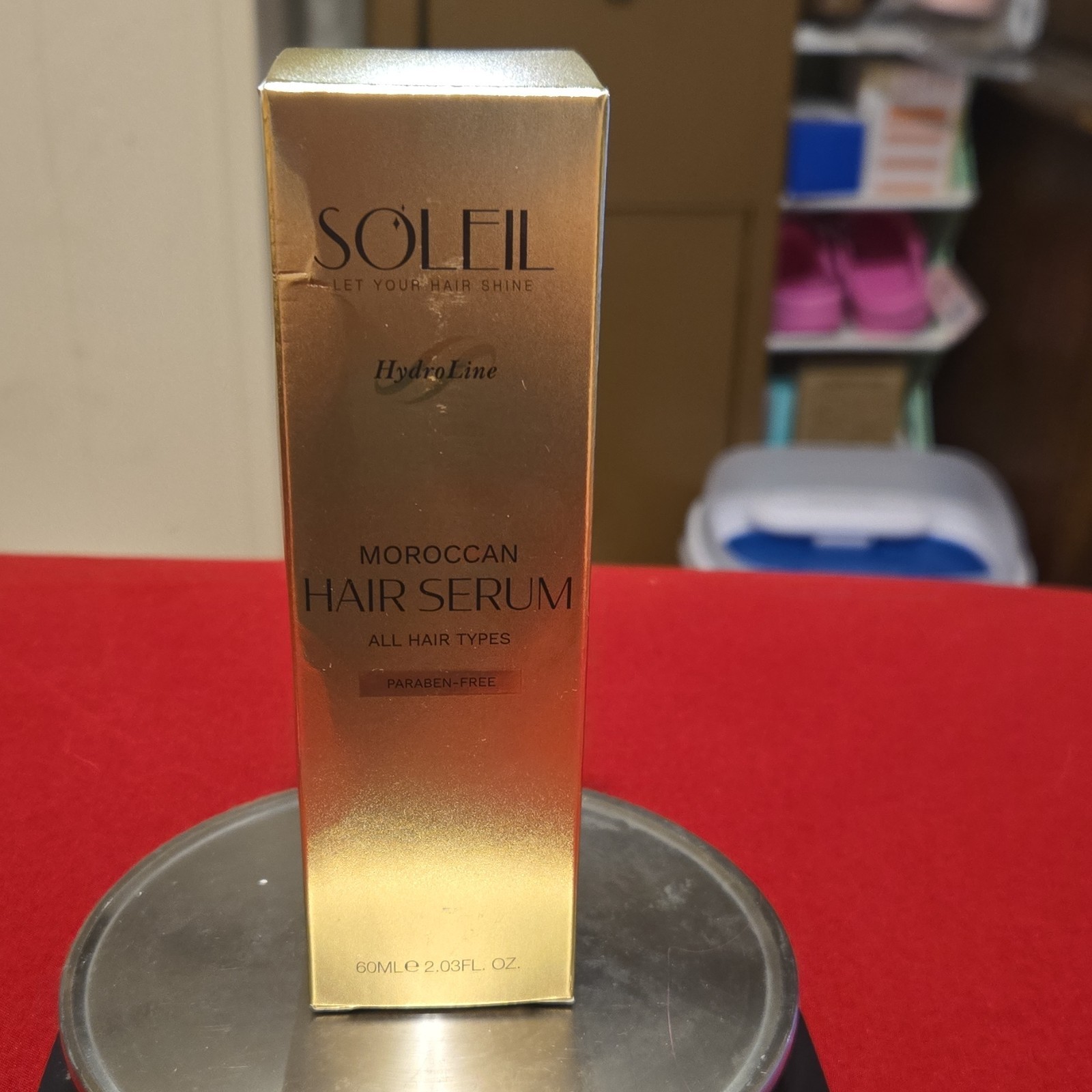 Soleil HydroLine Moroccan Hair Serum Paraben-Free Replenishing 60mL