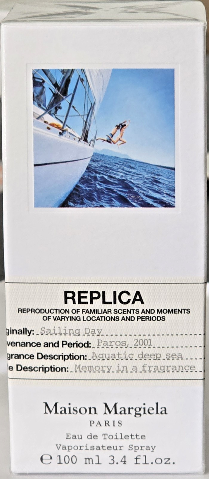 $170-Maison Margiela Replica Sailing Day 3.4 oz EDT 22Y11YN -Authentic & Sealed