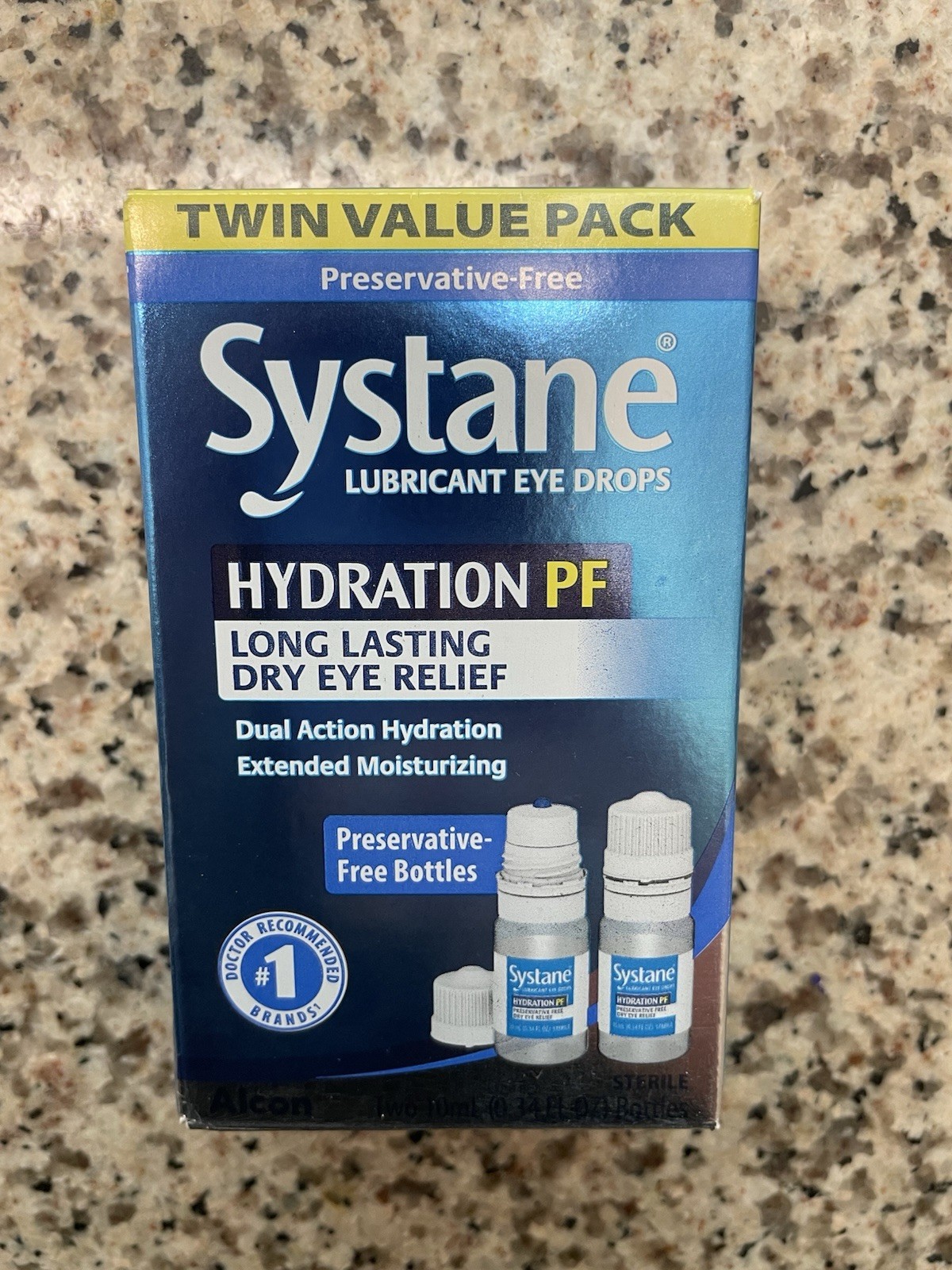Systane Hydration Preservative Free Dry Eye Care Lubricant Eye Drops – Twin Pack