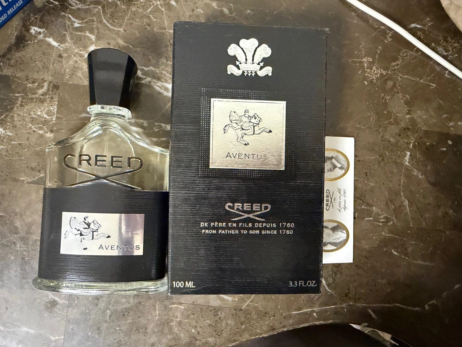 Creed Aventus Men’s Eau de Parfum Spray 3.3 oz Tester, 100ml