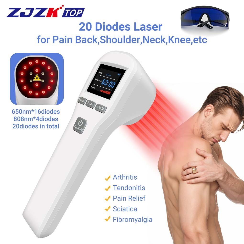 880mW Medical Grade Laser Therapy for Pain Red Light Treatment for Humans Pets