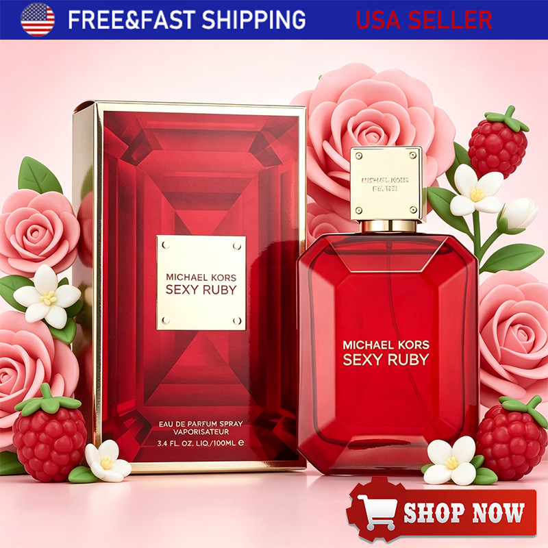 Michael Kors Sexy Ruby Eau De Parfum 3.4 oz / 100 ml EDP Spray For Women NEW