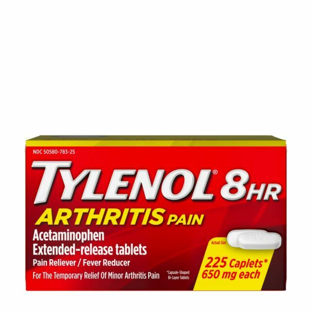 TYLENOL 8 Hour Arthritis Pain Reliever Caplet – 225 Count