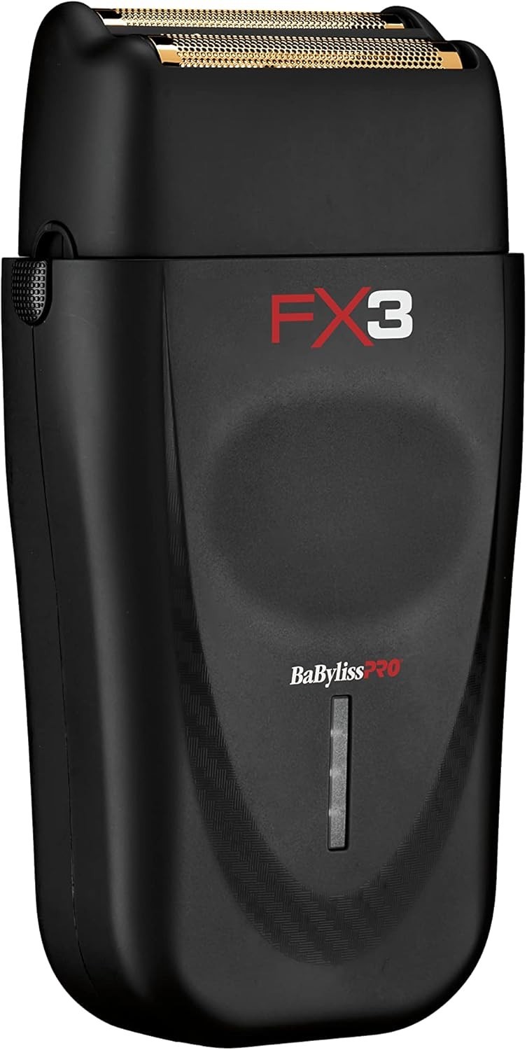 BaByliss PRO FXX3SB FX3 Barberology Professional Electric Double Foil Shaver