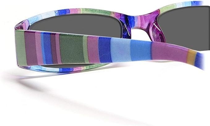 Calabria R576 Women Colorful Stripe Reading Glasses Lightweight PICK COLOR&POWER