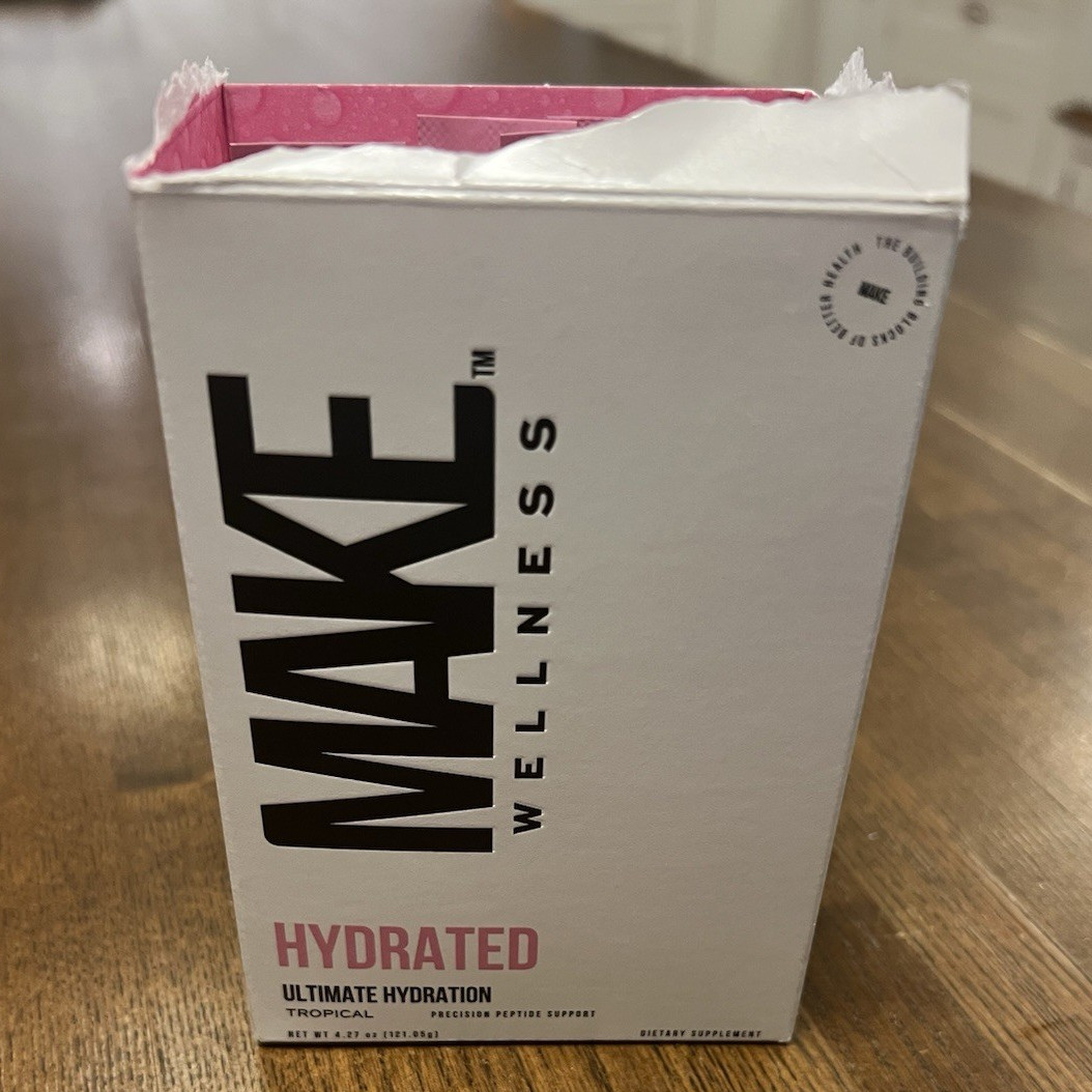 MAKE Wellness HYDRATED Ultimate Hydration Electrolyte Powder Tropical 30 Sachets