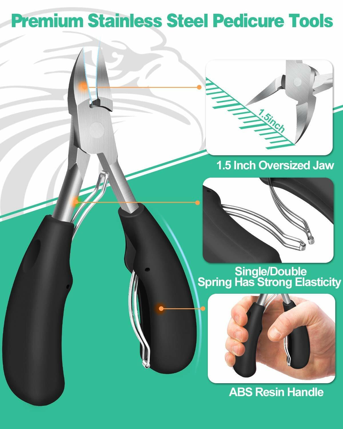 For Seniors Thick Ingrown Nails Heavy Duty Toe Nail Clippers Toenail Clippers