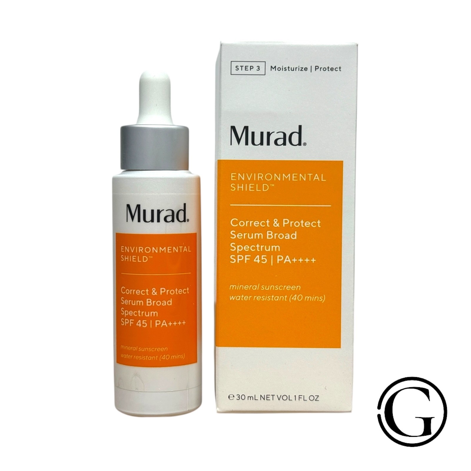 Murad Correct & Protect Serum SPF45 1oz/30mL•EXP 8/25 ENVIRONMENTAL SHIELD NEW