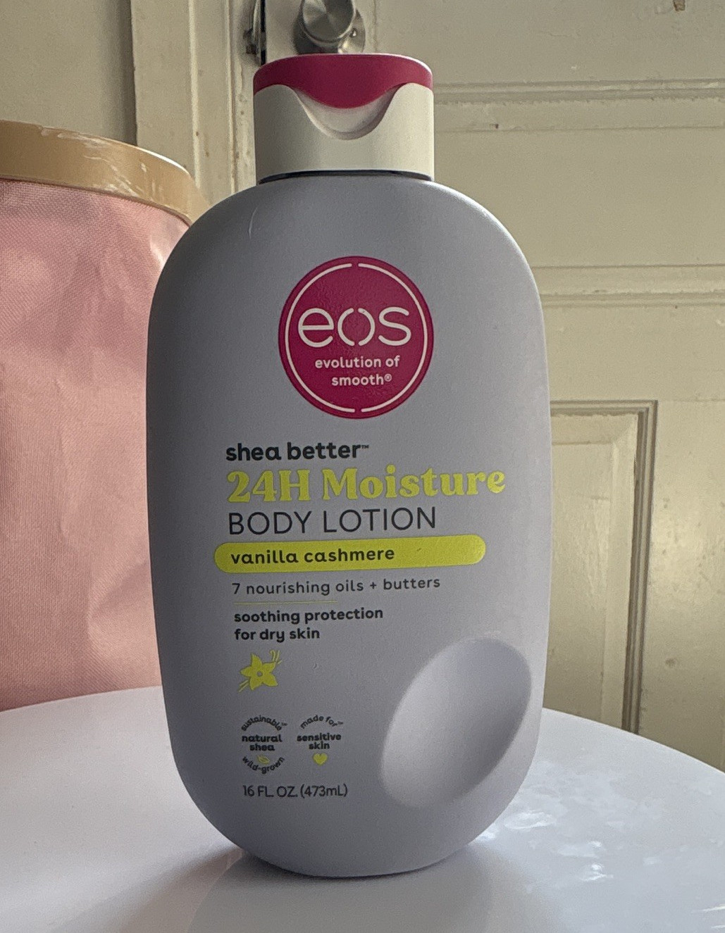 eos Shea Better 24H Moisture Body Lotion Vanilla Cashmere 16 fl oz